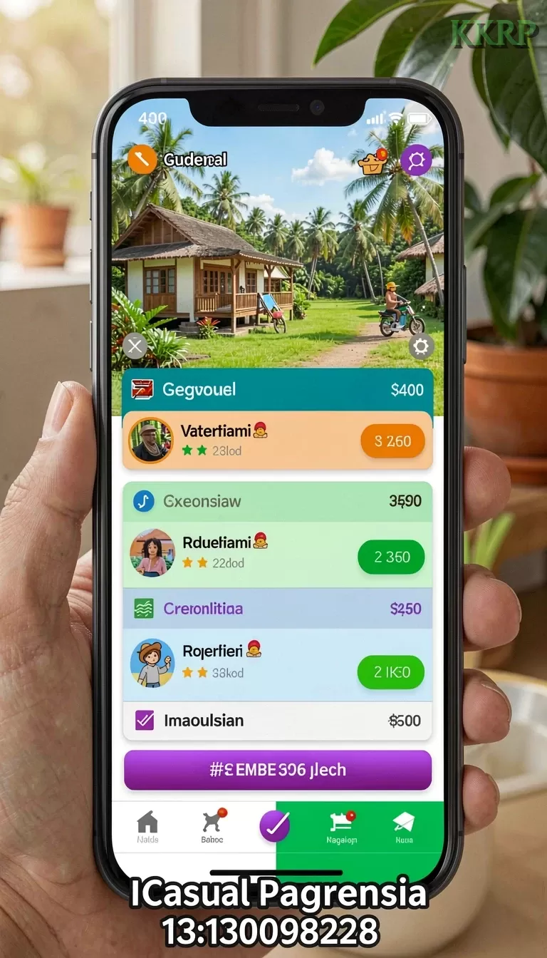 Cuplikan layar 567TV — menu navigasi