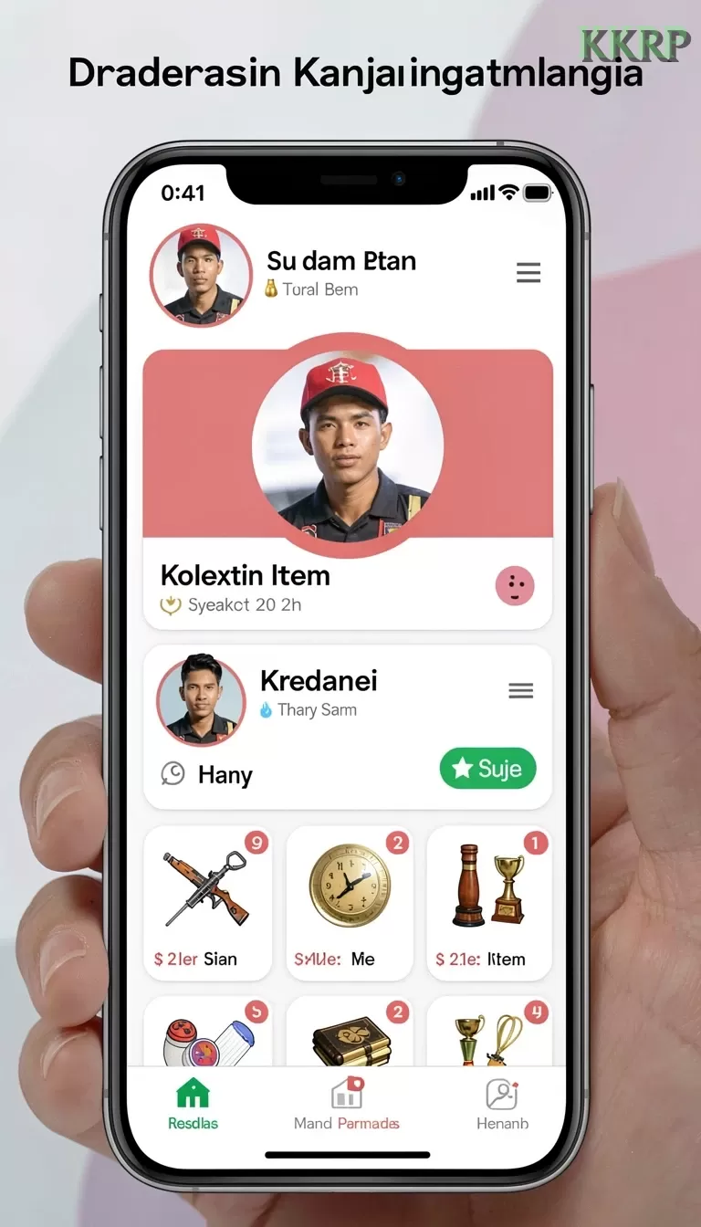 Cuplikan layar 98SPIN — pengaturan akun