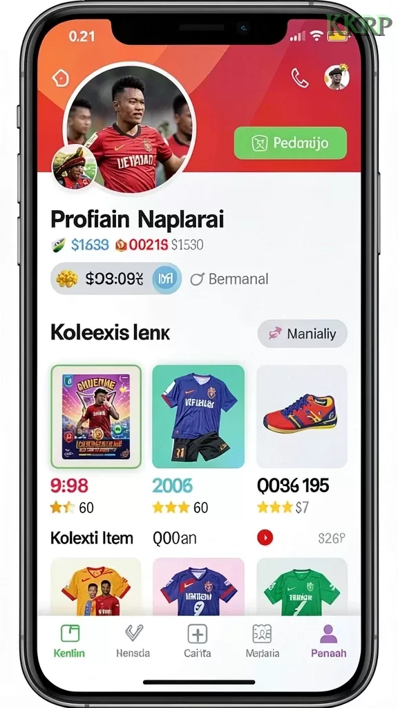 Cuplikan layar HT9 — pengaturan akun
